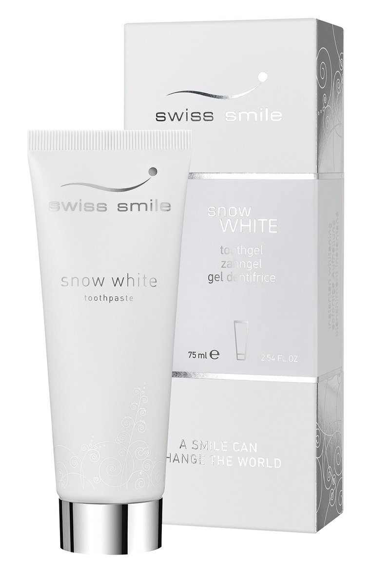 Отбеливающая зубная паста snow white (75ml) SWISS SMILE бесцветного цвета, арт. 7640131976022 | Фото 2 (Региональные ограничения белый список (Axapta Mercury): Не проставлено; Нос: Не проставлено)