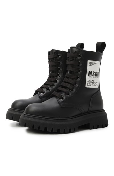 Кожаные ботинки MSGM KIDS, арт. 81142/28-35