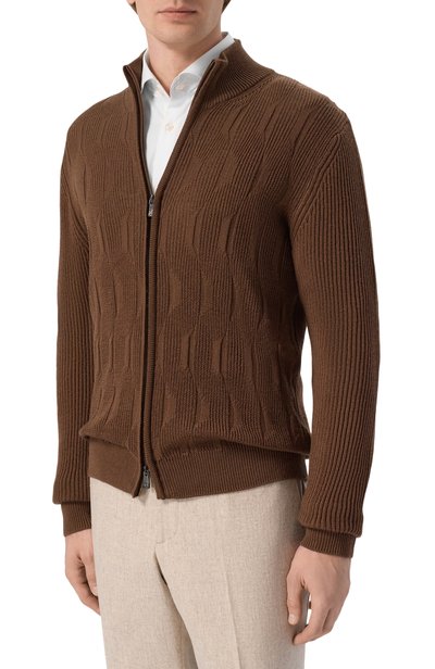 Шерстяной кардиган CORNELIANI, арт. 28M586/2A25158, фото 3