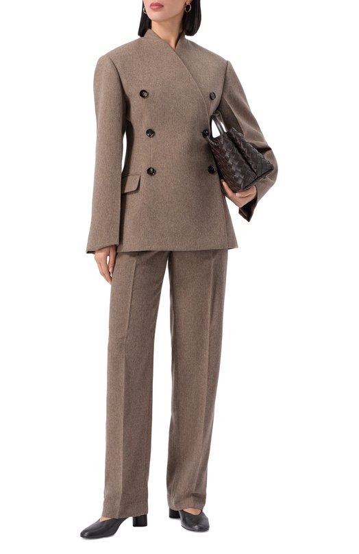 Брюки из шерсти и кашемира Co 5532BWCF-F25 Коричневый  5532BWCF-F25 Фото 2