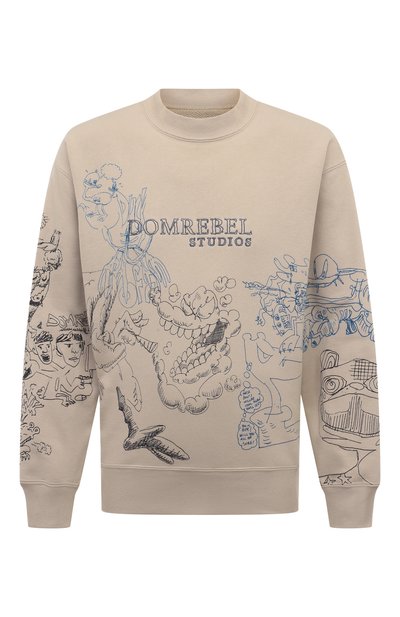 Мужской хлопковый свитшот DOMREBEL, арт. M GIGGLES SWEATSHIRT/SWEATSHIRT