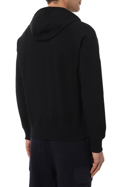 Хлопковая толстовка ZEGNA темно-синего цвета по цене 99500 руб., арт. UD553A7/D859, фото 4 Хлопковая толстовка ZEGNA, арт. UD553A7/D859, фото 4