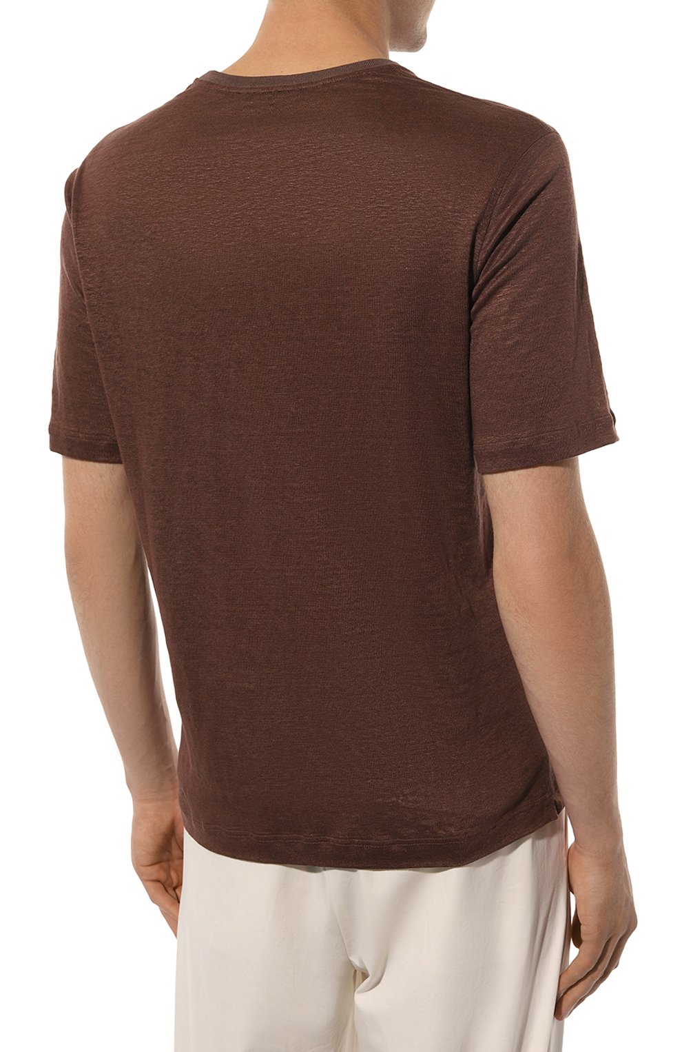 Льняная футболка ZILLI, арт. TSR02AM0800VZLF65M, фото 4