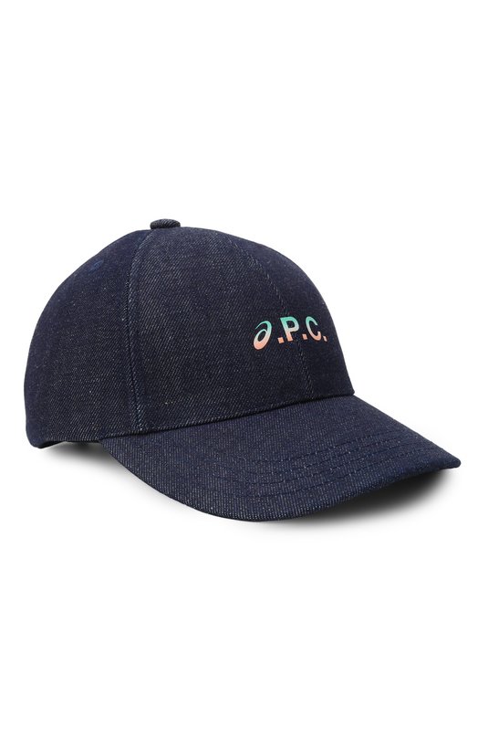 Хлопковая бейсболка A.P.C. x ASICS A.P.C. C0HEV-M24148 Синий C0HEV-M24148