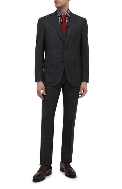 Шерстяной костюм-тройка CORNELIANI, арт. 868268-0817235/92 Q1, фото 1