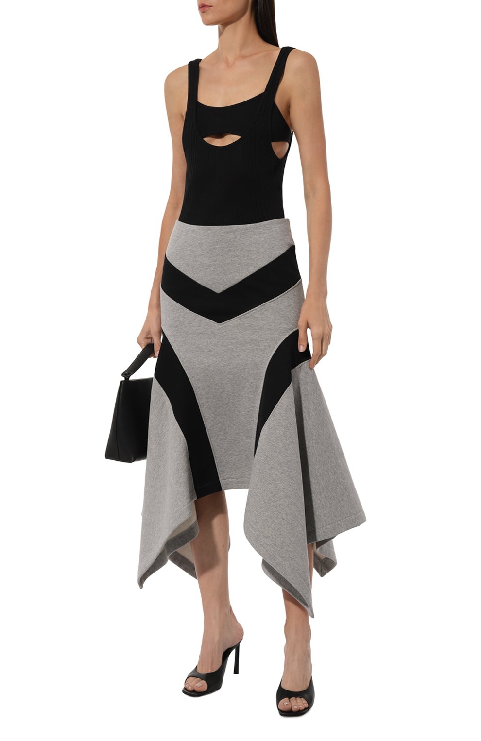 Хлопковая юбка THE ATTICO, арт. 247WCS254, фото 2