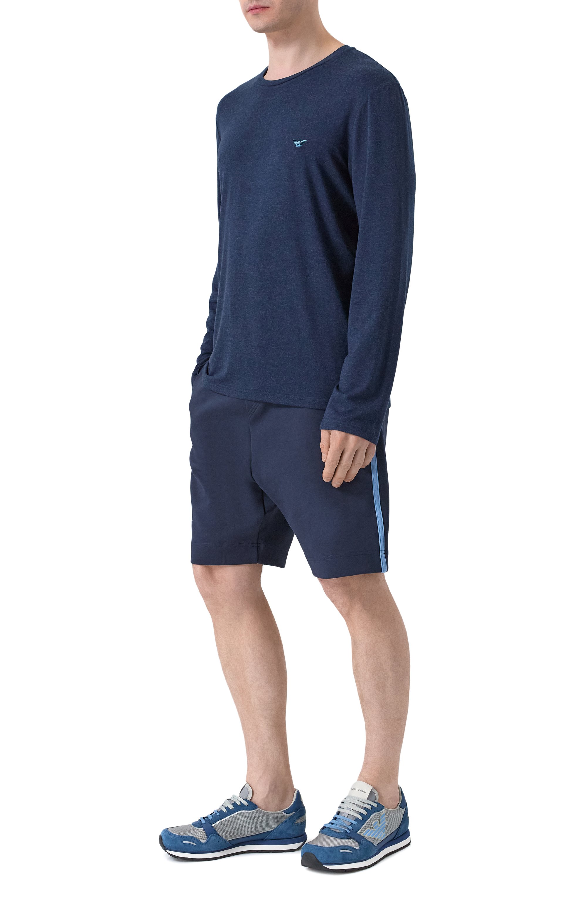 Комбинированные кроссовки EMPORIO ARMANI, арт. X4X537/XN730, фото 2