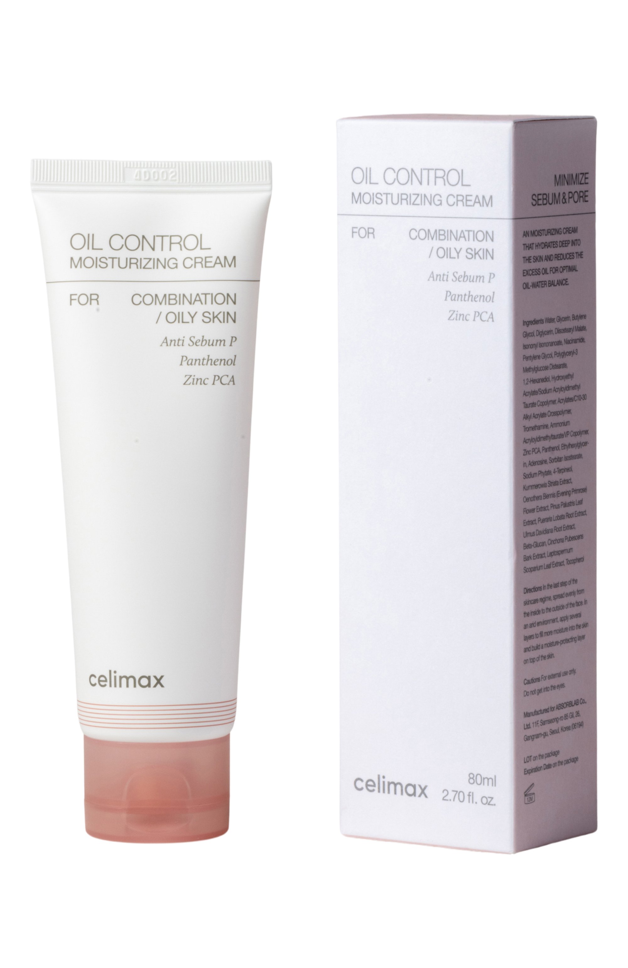 Себорегулирующий крем oil control moisturizing cream (80ml) CELIMAX, арт. 8809743546880, фото 2