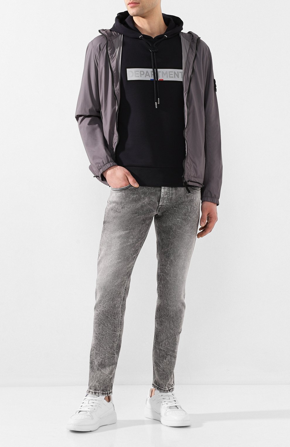 Хлопковое худи MONCLER, арт. F1-091-8G714-20-8098U, фото 2