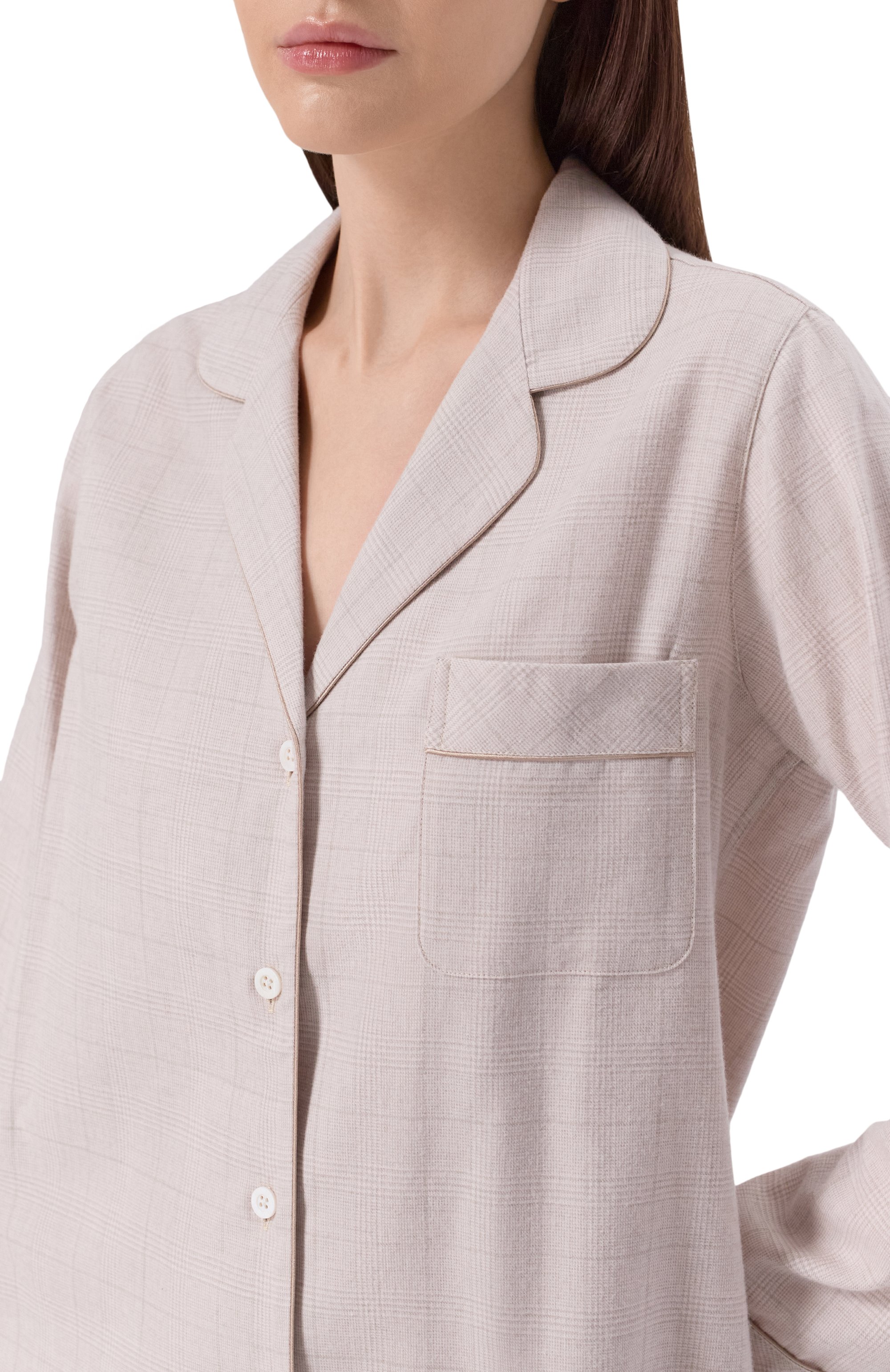 Пижама из хлопка и шерсти ZIMMERLI, арт. 4600-11004, фото 7