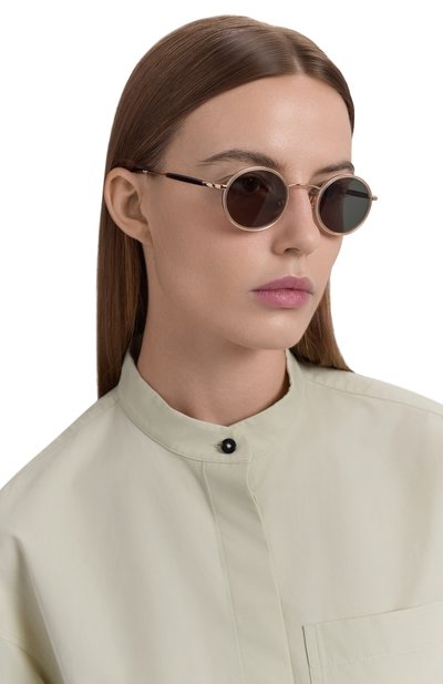Солнцезащитные очки MOSCOT, арт. C0SNIC SUN FLESH-DARK BR0WN/G0LD G15, фото 3