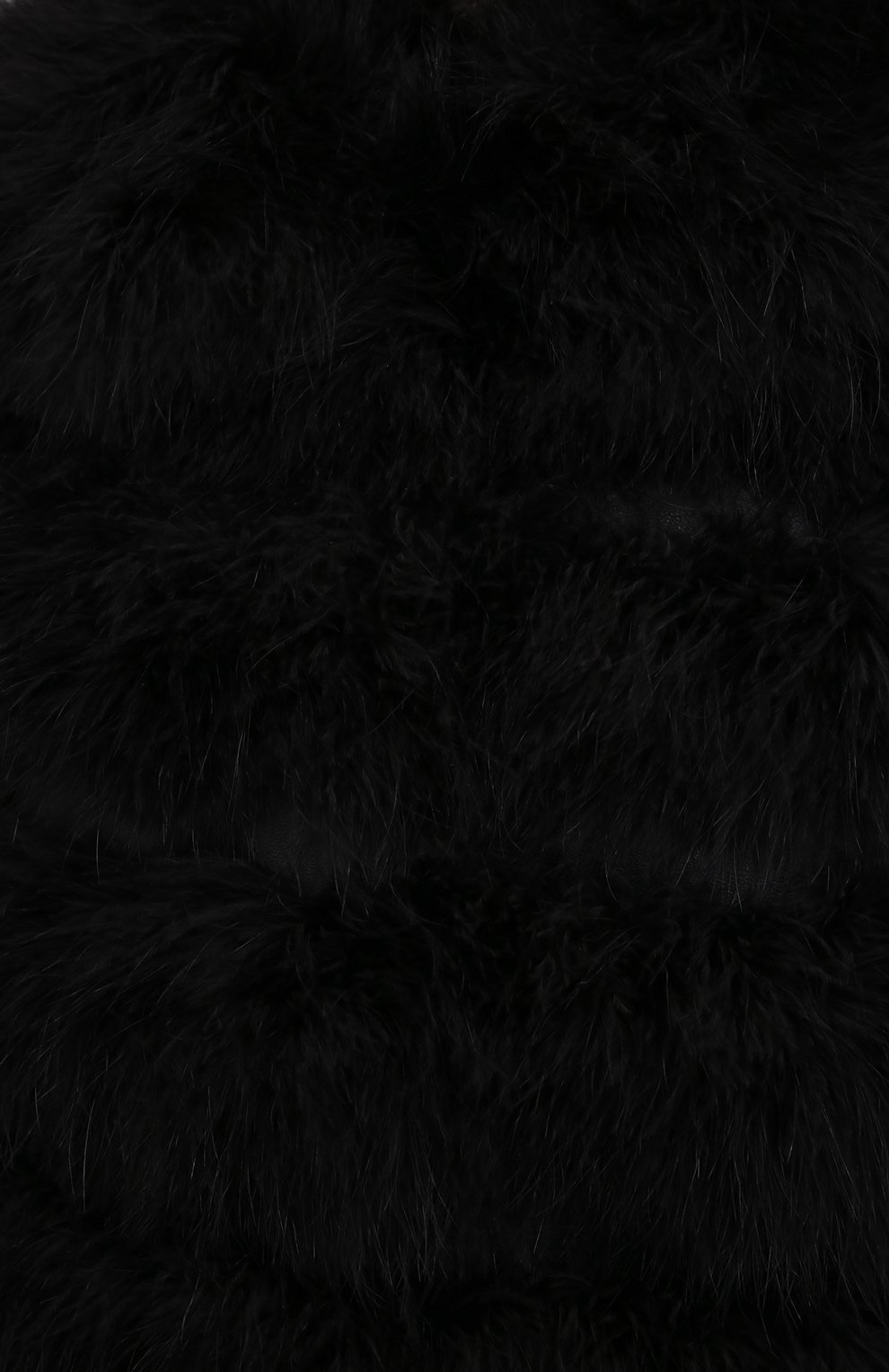 Шуба из овчины с отделкой перьями SAINT LAURENT, арт. 658391/YCET2, фото 5