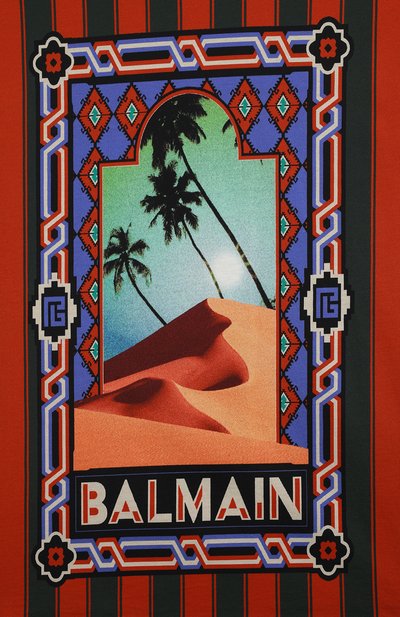 Хлопковая футболка BALMAIN, арт. 6Q8681, фото 3