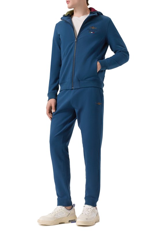 Хлопковый спортивный костюм Aeronautica Militare TF0102UF00662 Синий TF0102UF00662