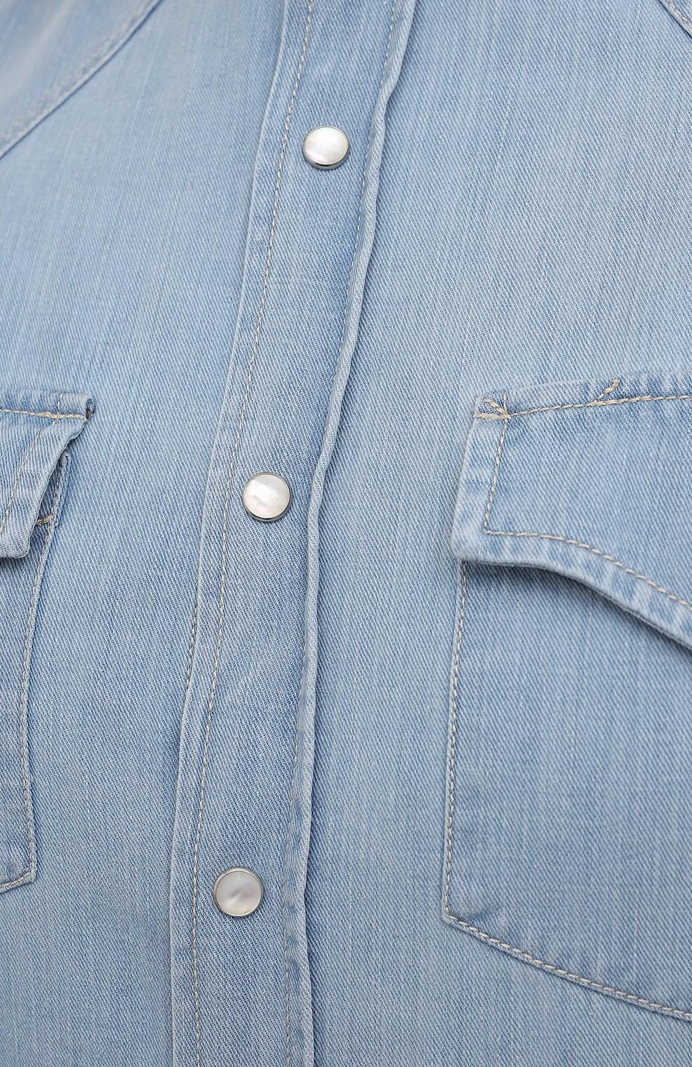 Джинсовая рубашка BRUNELLO CUCINELLI, арт. ME6454008, фото 5