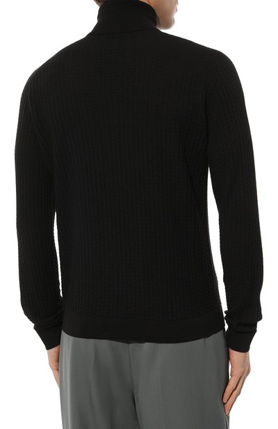 Водолазка из хлопка и кашемира GIORGIO ARMANI, арт. 6RSMA6/SMA6Z, фото 4