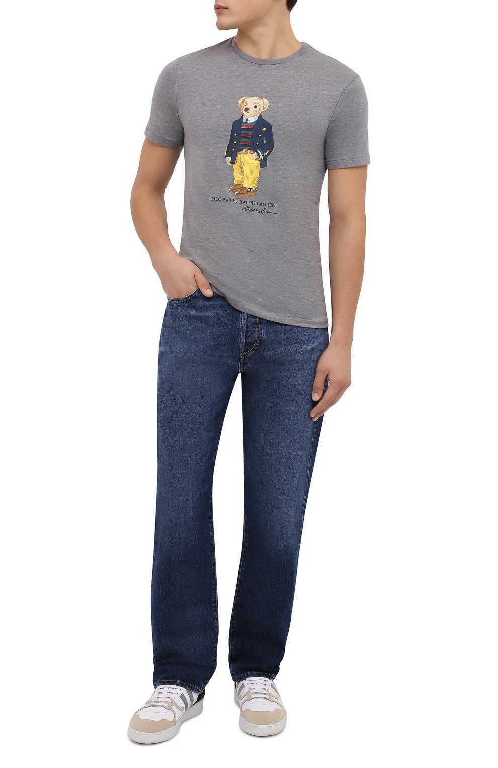 Хлопковая футболка POLO RALPH LAUREN, арт. 710853310, фото 2