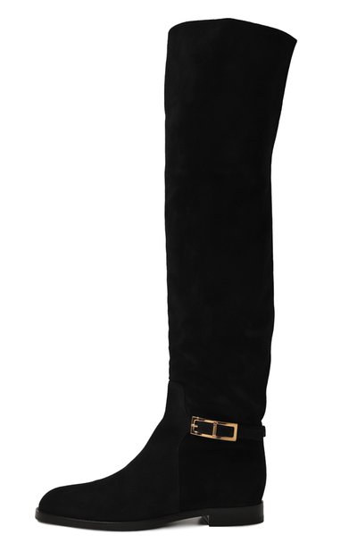 Замшевые ботфорты sr nora 20 SERGIO ROSSI черного цвета по цене 164500 руб., арт. B09100/MCRM13, фото 4 Замшевые ботфорты sr nora 20 SERGIO ROSSI, арт. B09100/MCRM13, фото 4