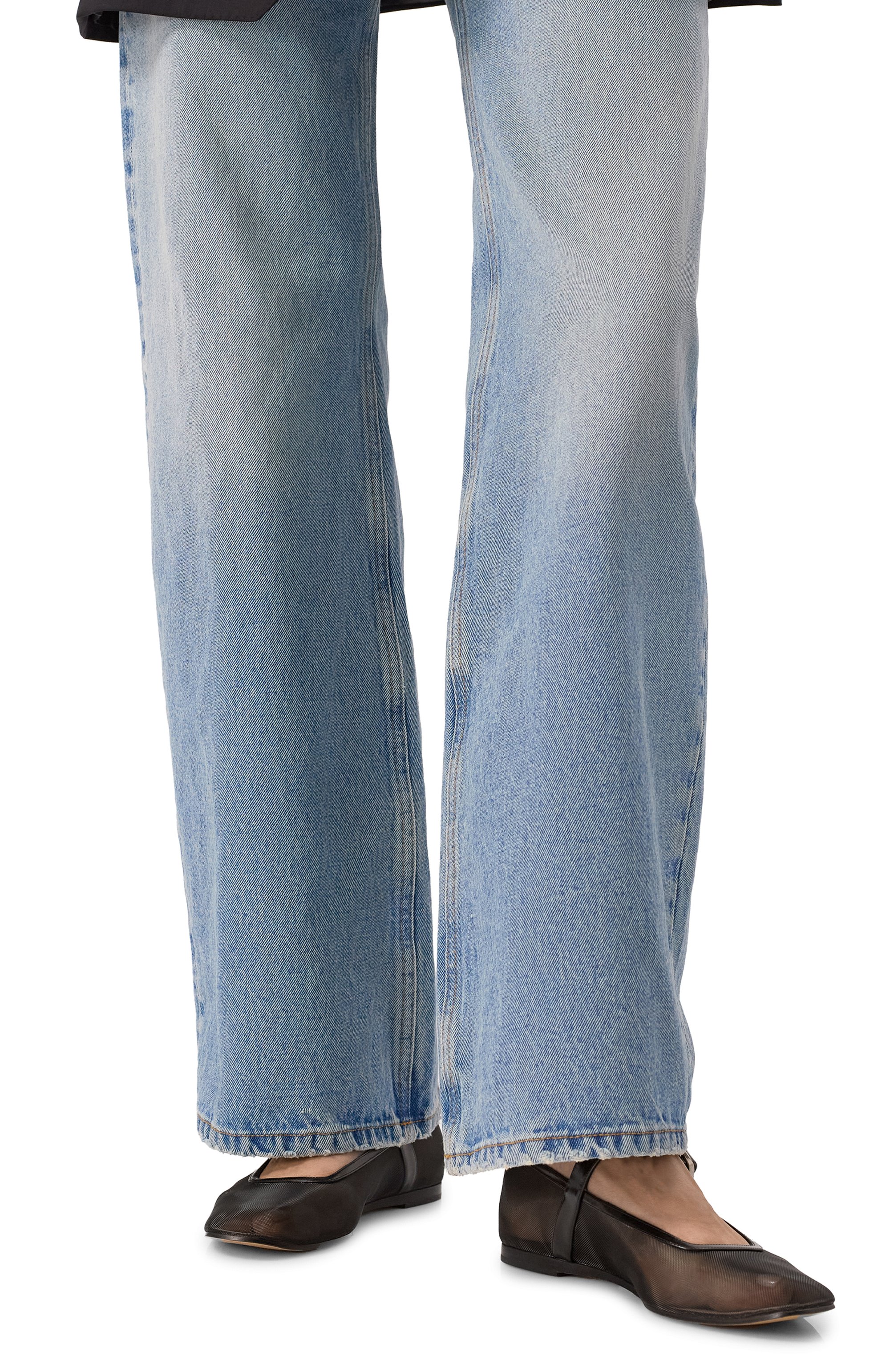 Текстильные балетки mary jane LE MONDE BERYL, арт. MRJ-MES-BLA, фото 3