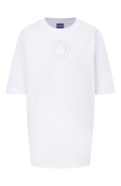 Женская хлопковая футболка HUGO BLUE, арт. 50554940