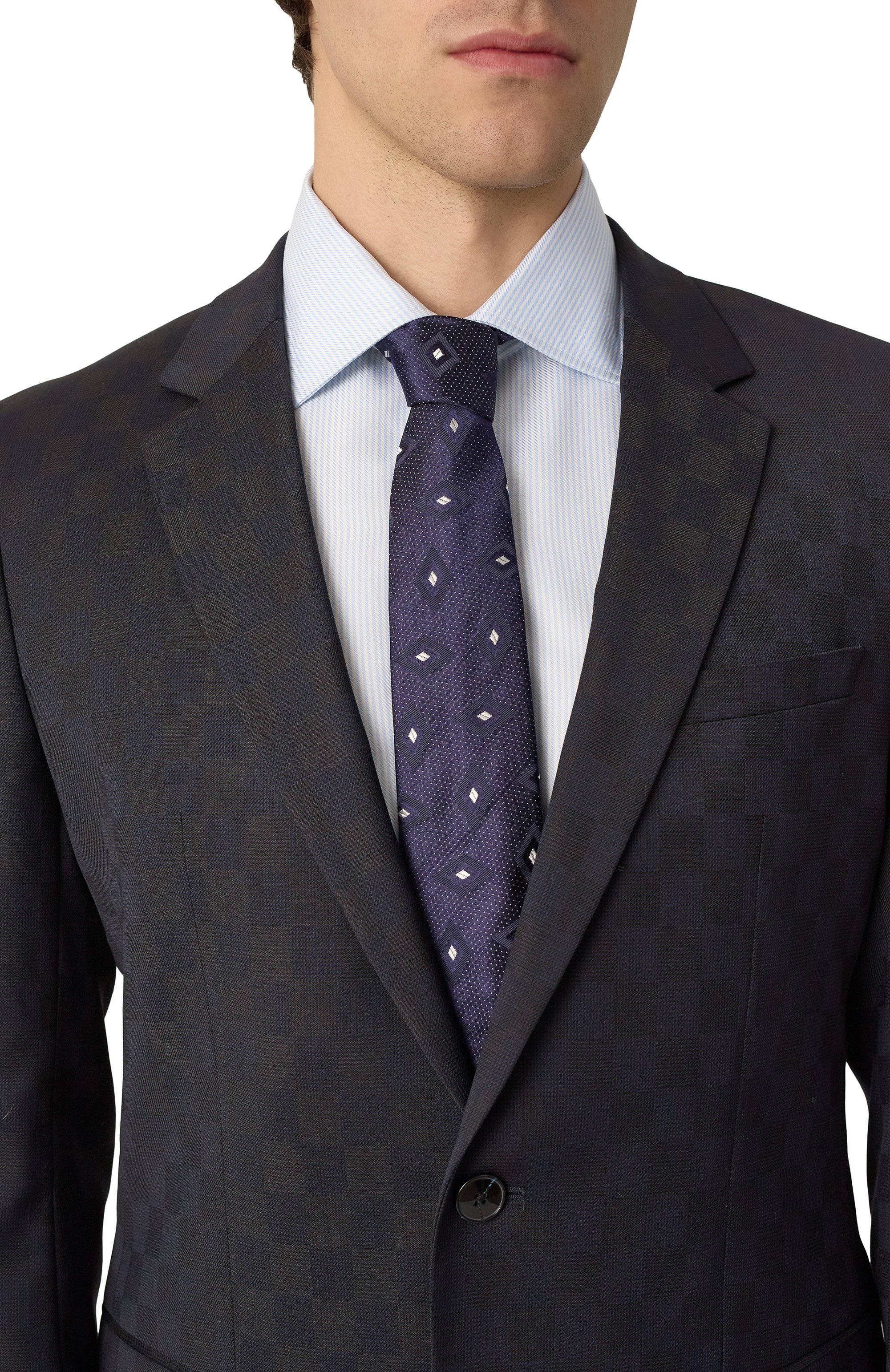 Шелковый галстук GIORGIO ARMANI, арт. GM000800/TE13675, фото 2