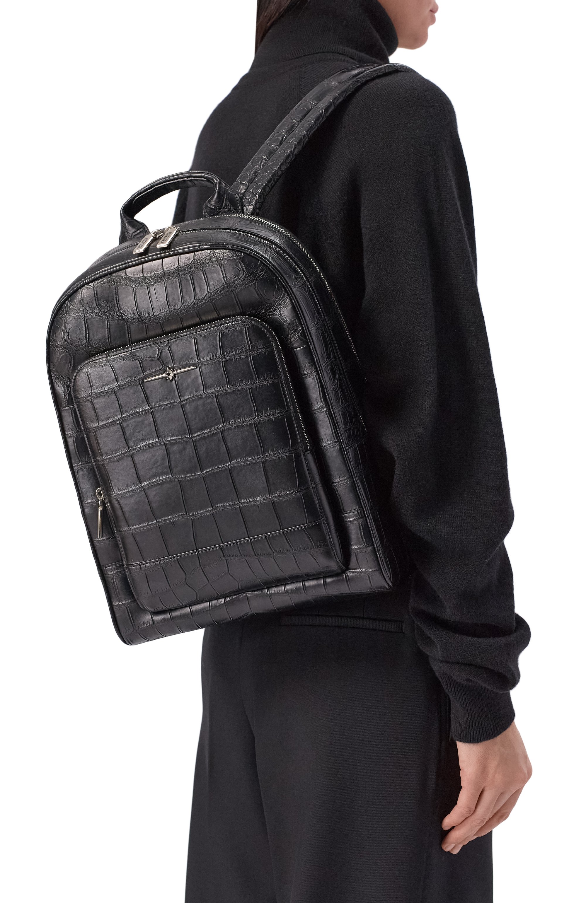 Рюкзак из кожи крокодила AURUS COLLECTION, арт. BP001BKS, фото 2
