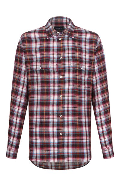 Льняная рубашка DSQUARED2, арт. S74DM1006/D35423, фото 1