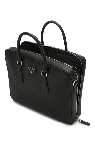 Кожаная сумка для ноутбука PRADA, арт. 2VE011-9Z2-F0002-OOO, фото 4