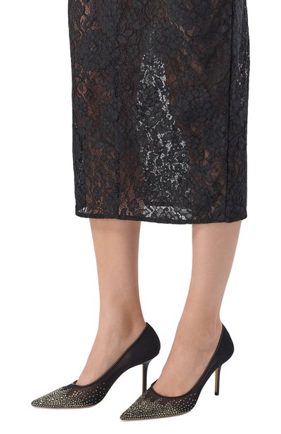 Текстильные туфли love 85 JIMMY CHOO, арт. L0VE85NYT, фото 2