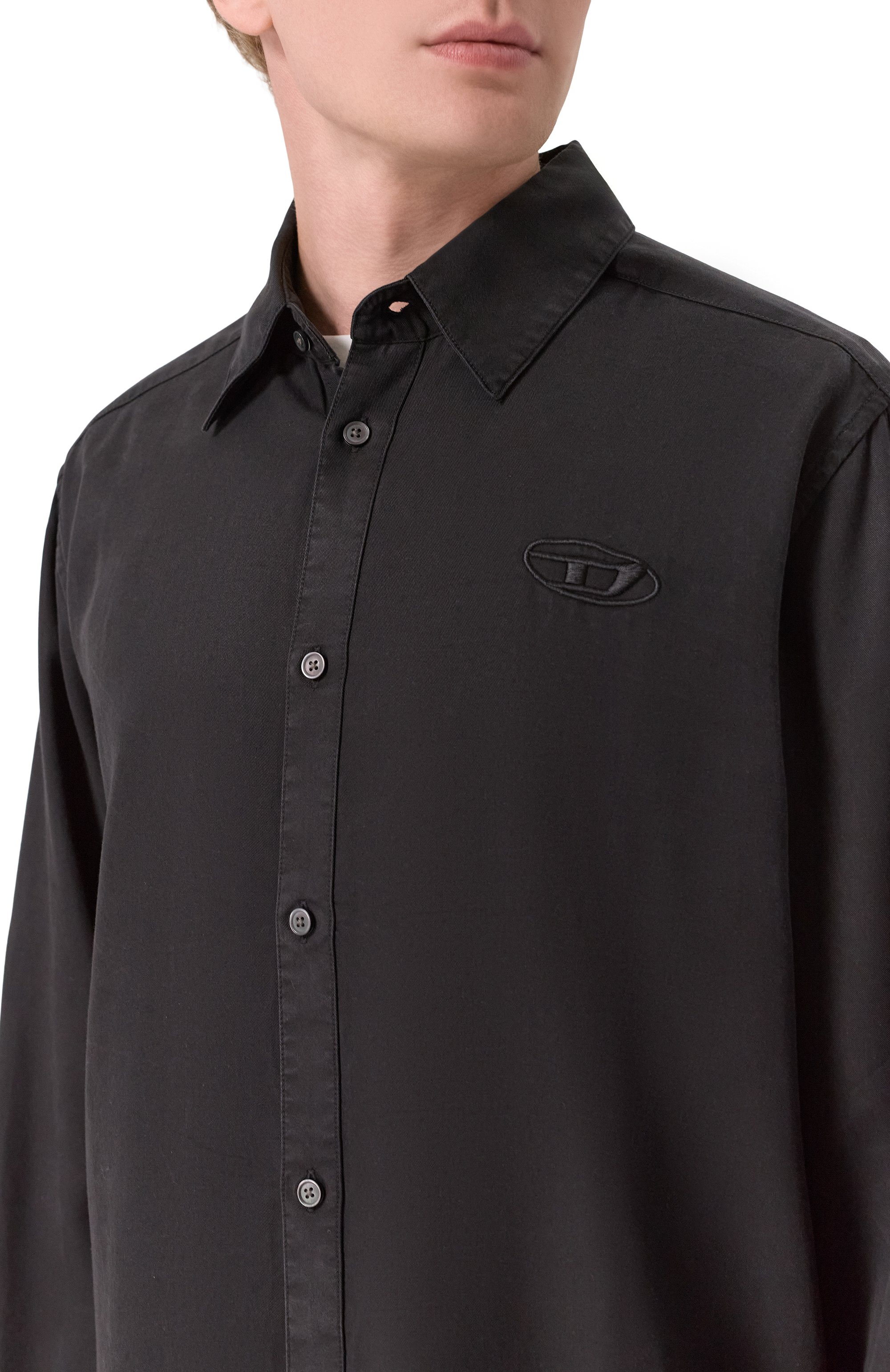 Рубашка из лиоцелла DIESEL, арт. A22025/0HPAG, фото 5