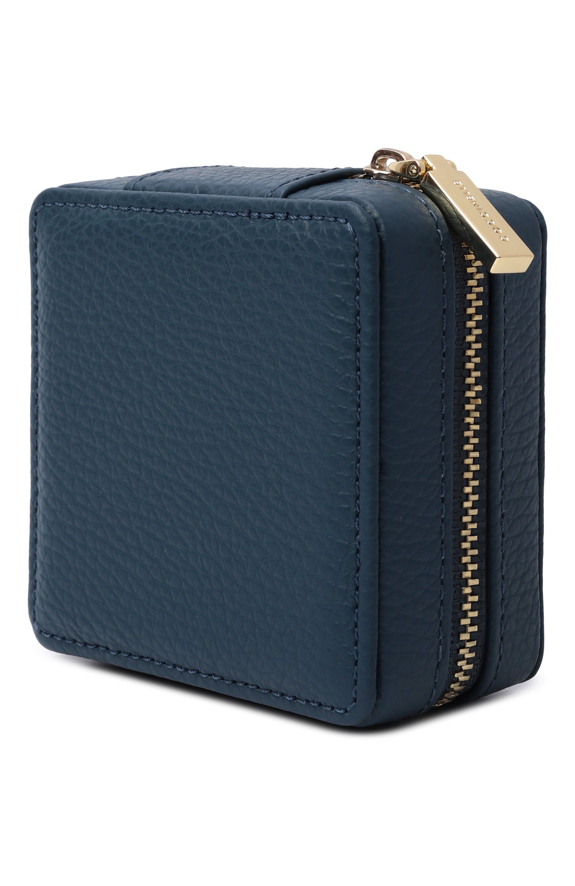 Кожаный футляр для украшений COCCINELLE темно-синего цвета по цене 10780 руб., арт. E2 QI0 15 01 01, фото 2 Кожаный футляр для украшений COCCINELLE, арт. E2 QI0 15 01 01, фото 2