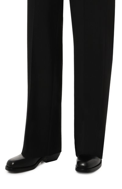 Кожаные сапоги CELINE черного цвета по цене 122000 руб., арт. 35258/3808C, фото 3 Кожаные сапоги CELINE, арт. 35258/3808C, фото 3