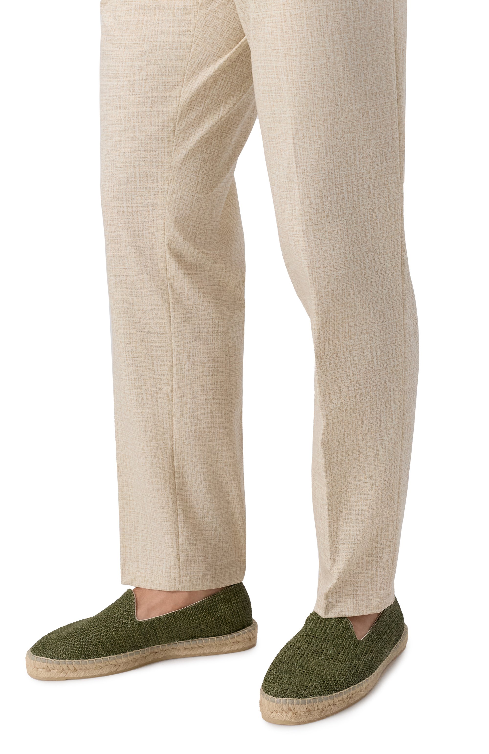 Эспадрильи из рафии MANEBI зеленого цвета по цене 17150 руб., арт. H 1.3 C0, фото 3 Эспадрильи из рафии MANEBI, арт. H 1.3 C0, фото 3