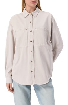 Хлопковая рубашка ISABEL MARANT ETOILE, арт. 25PCH0206FA/C1N06E, фото 3