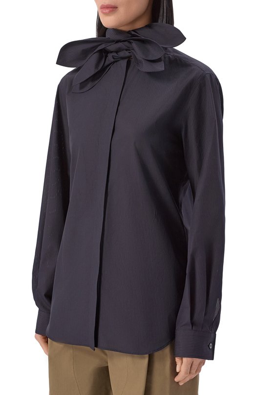 Хлопковая рубашка Moschino A0203/5432 Чёрный  A0203/5432 Фото 3