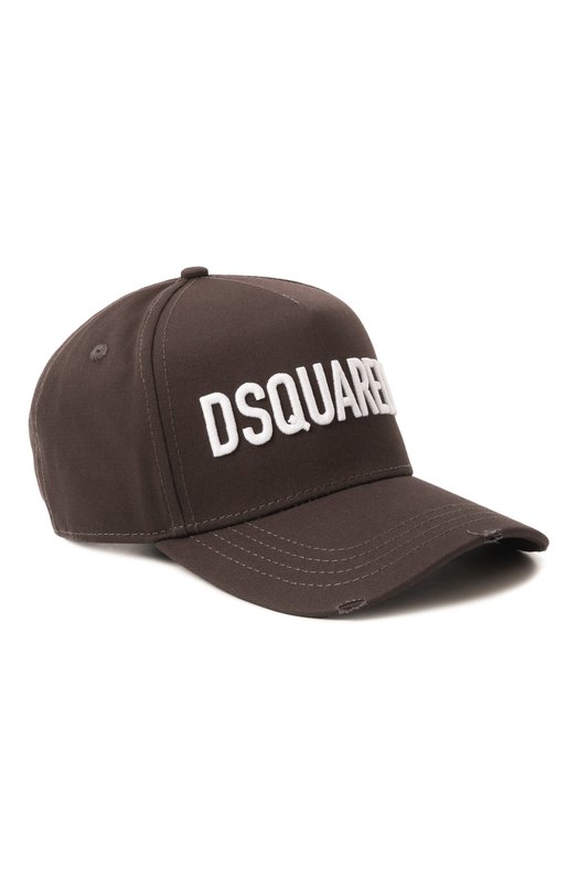 Хлопковая бейсболка Dsquared2 BCM0660/05C00001 Чёрный BCM0660/05C00001