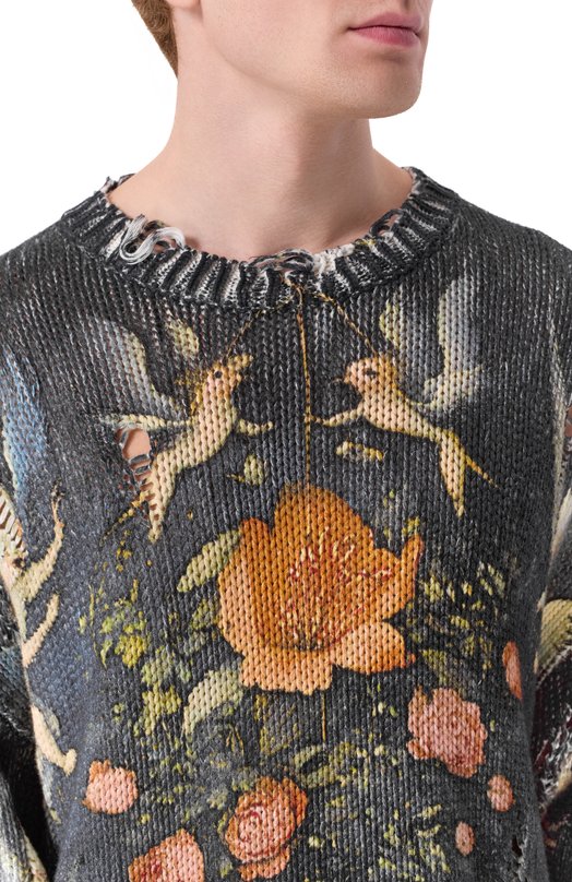 Хлопковый свитер R13 R13WY197-Y237A Разноцветный  R13WY197-Y237A Фото 5