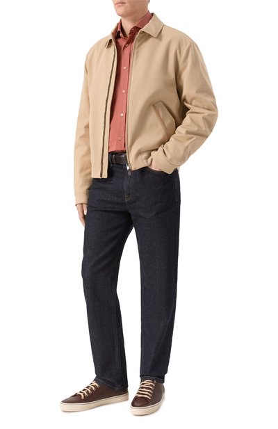 Хлопковая рубашка BRUNELLO CUCINELLI, арт. MA6740627, фото 2