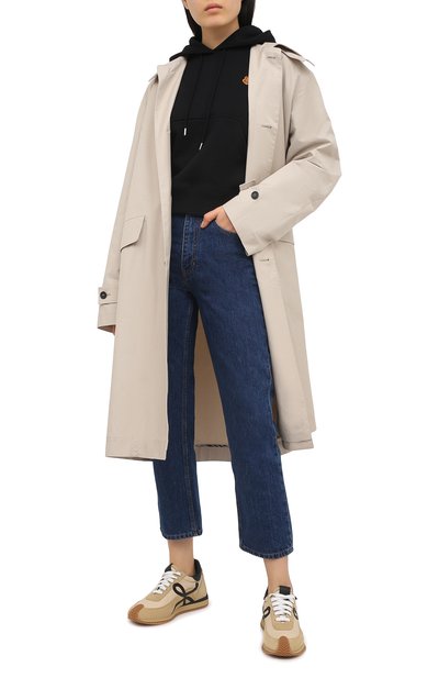 Хлопковое худи KENZO черного цвета по цене 39550 руб., арт. FB52SW7774ML, фото 2 Хлопковое худи KENZO, арт. FB52SW7774ML, фото 2