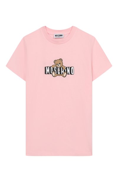 Хлопковая футболка MOSCHINO, арт. HZM058/LAA03