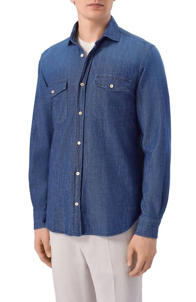 Джинсовая рубашка BOGLIOLI, арт. 589L/SB6855, фото 3