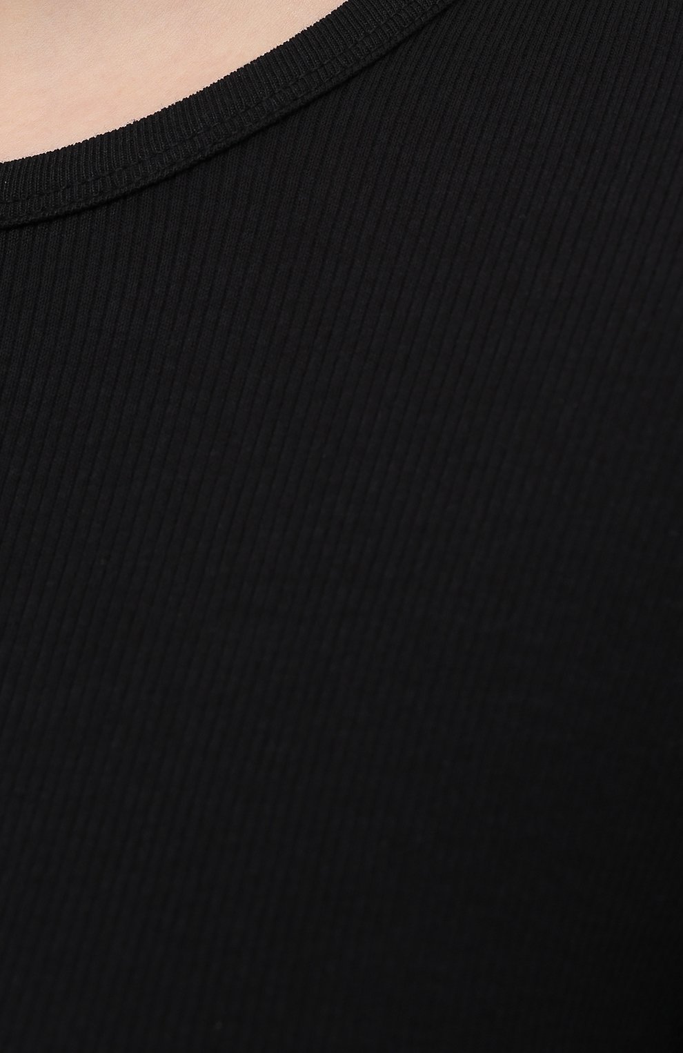 Хлопковый пуловер HELMUT LANG черного цвета по цене 24000 руб., арт. L02HW507, фото 5 Хлопковый пуловер HELMUT LANG, арт. L02HW507, фото 5