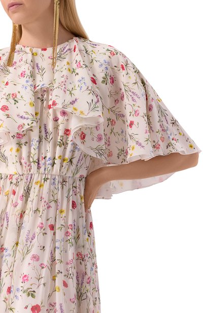 Шелковое платье GIAMBATTISTA VALLI, арт. 25SSPVCL5153-39PRI, фото 5