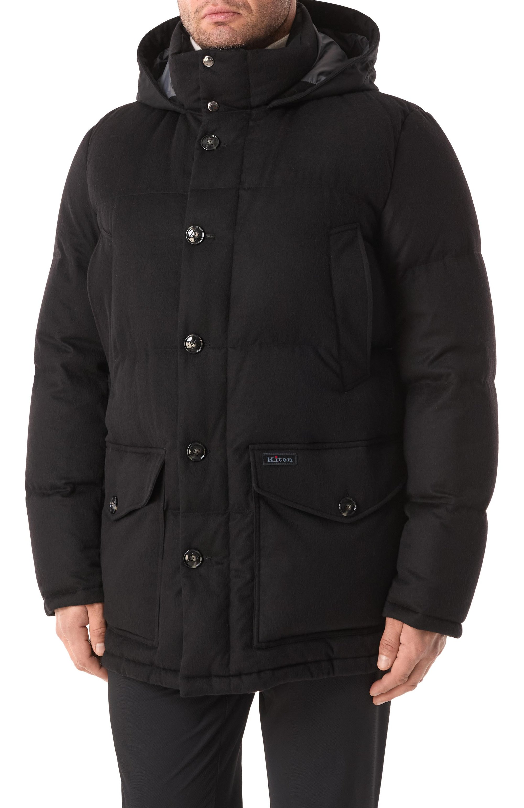 Кашемировый пуховик KITON, арт. UW1912V0455F01/64, фото 3