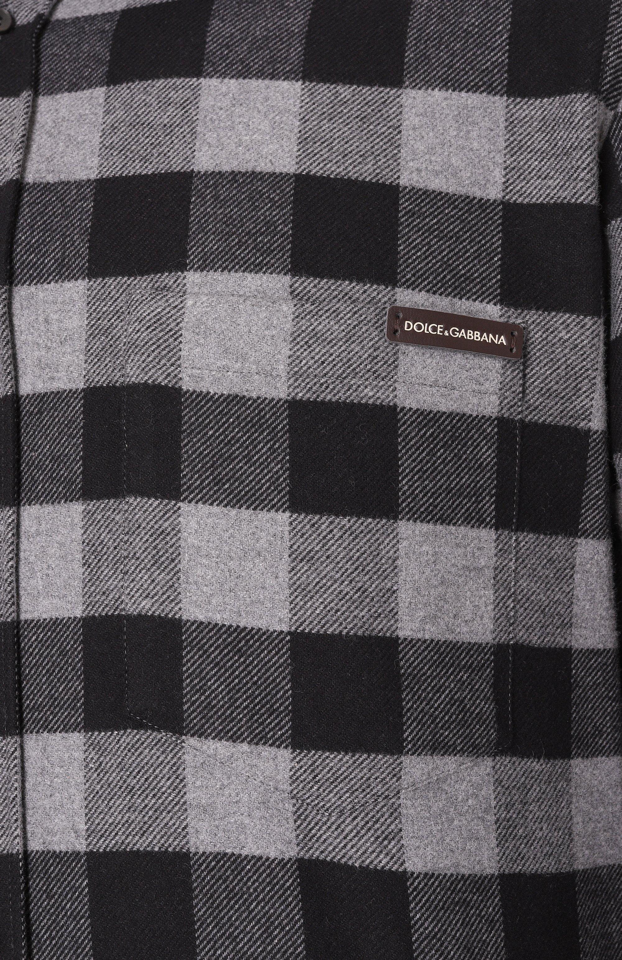 Хлопковая рубашка DOLCE & GABBANA, арт. G5JZ9T/GJ289, фото 6