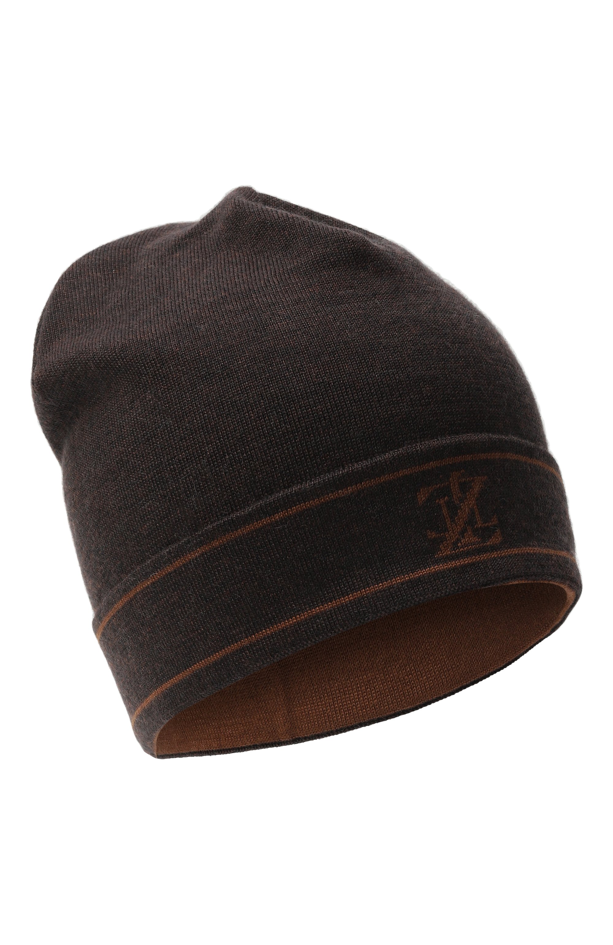 Шапка из кашемира и шелка ZILLI темно-коричневого цвета по цене 59950 руб., арт. KHT002M0330VZGC00, фото 1 Шапка из кашемира и шелка ZILLI, арт. KHT002M0330VZGC00, фото 1