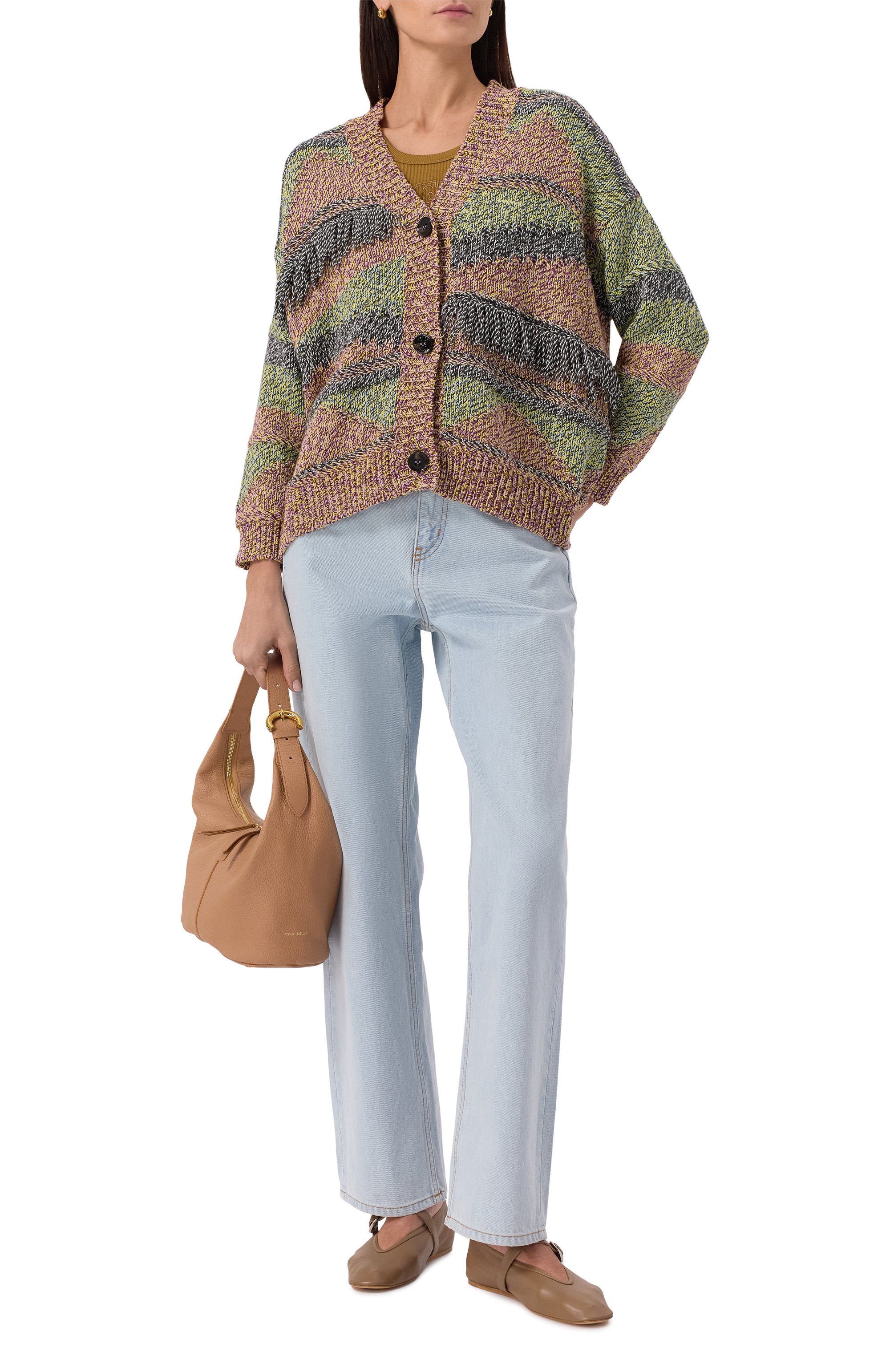 Кардиган из хлопка и шерсти WEEKEND MAX MARA, арт. BRIC, фото 2