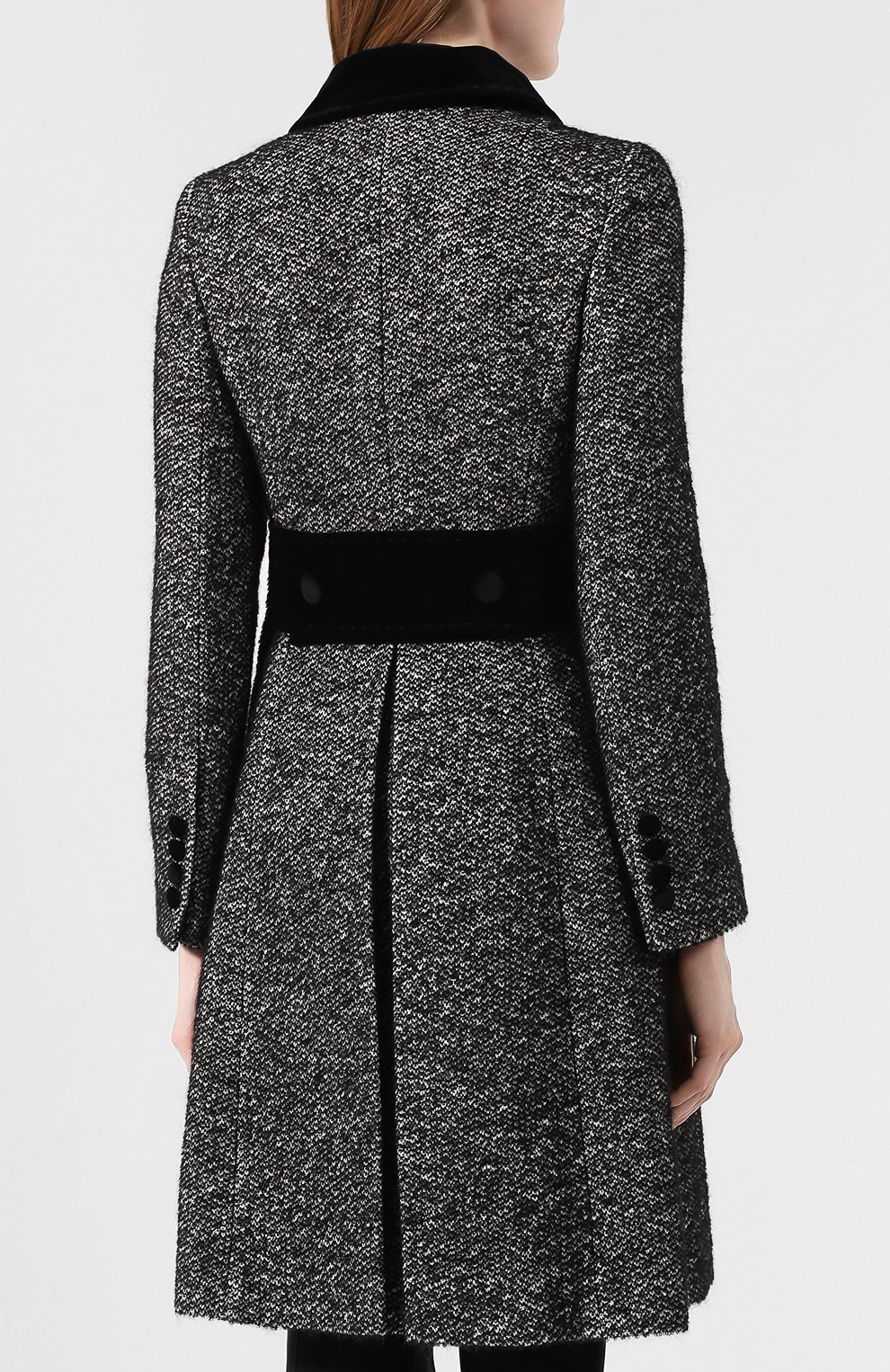 Пальто из смеси шерсти и шелка DOLCE & GABBANA, арт. F0X21T/FM3CZ, фото 4