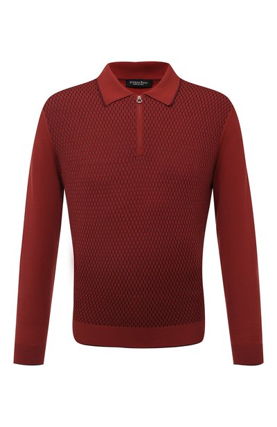 Мужская поло из шерсти и шелка STEFANO RICCI, арт. K606310P30/F22463