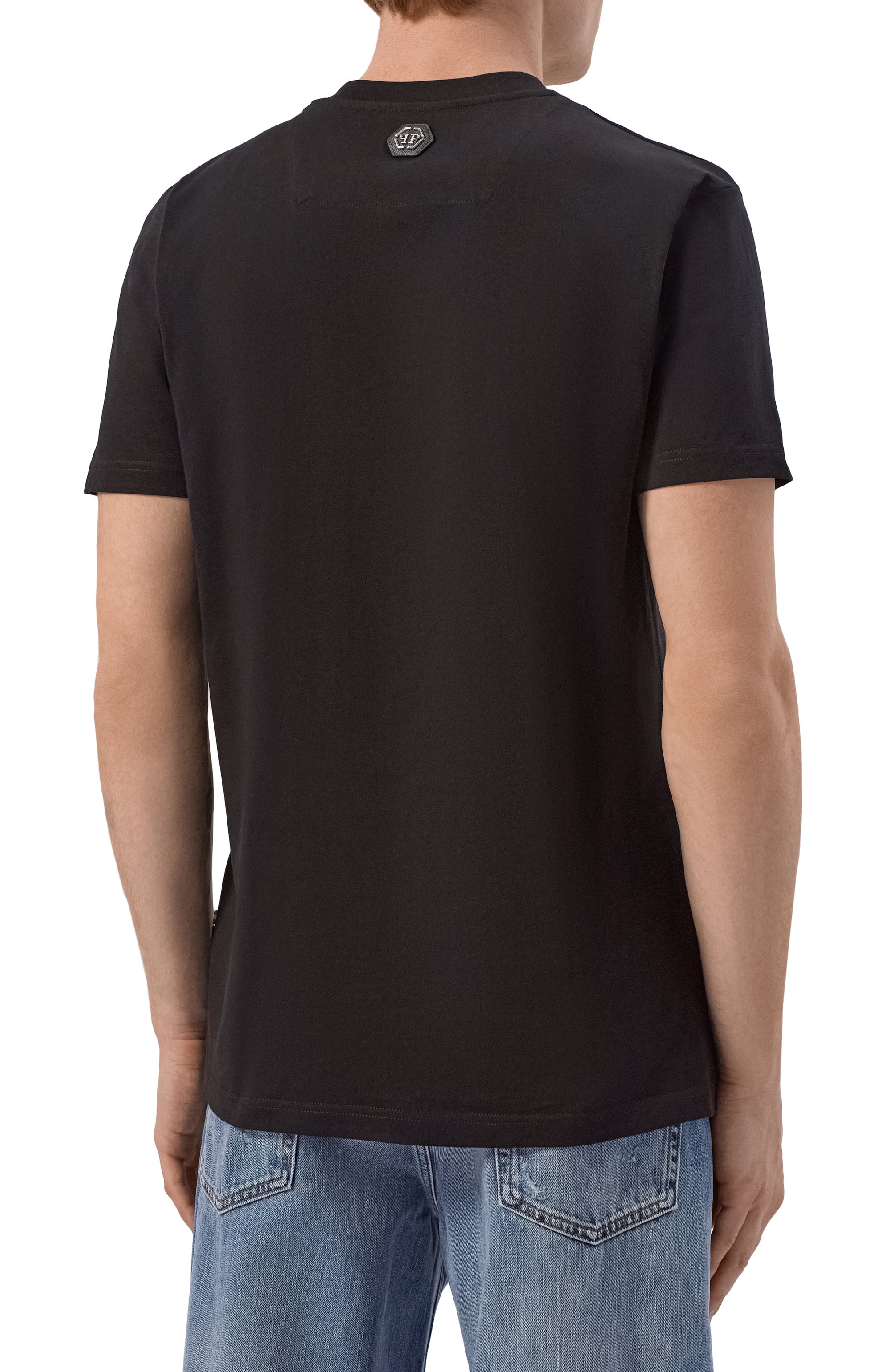 Хлопковая футболка PHILIPP PLEIN, арт. SAFC MTK8837 PJY002N, фото 4